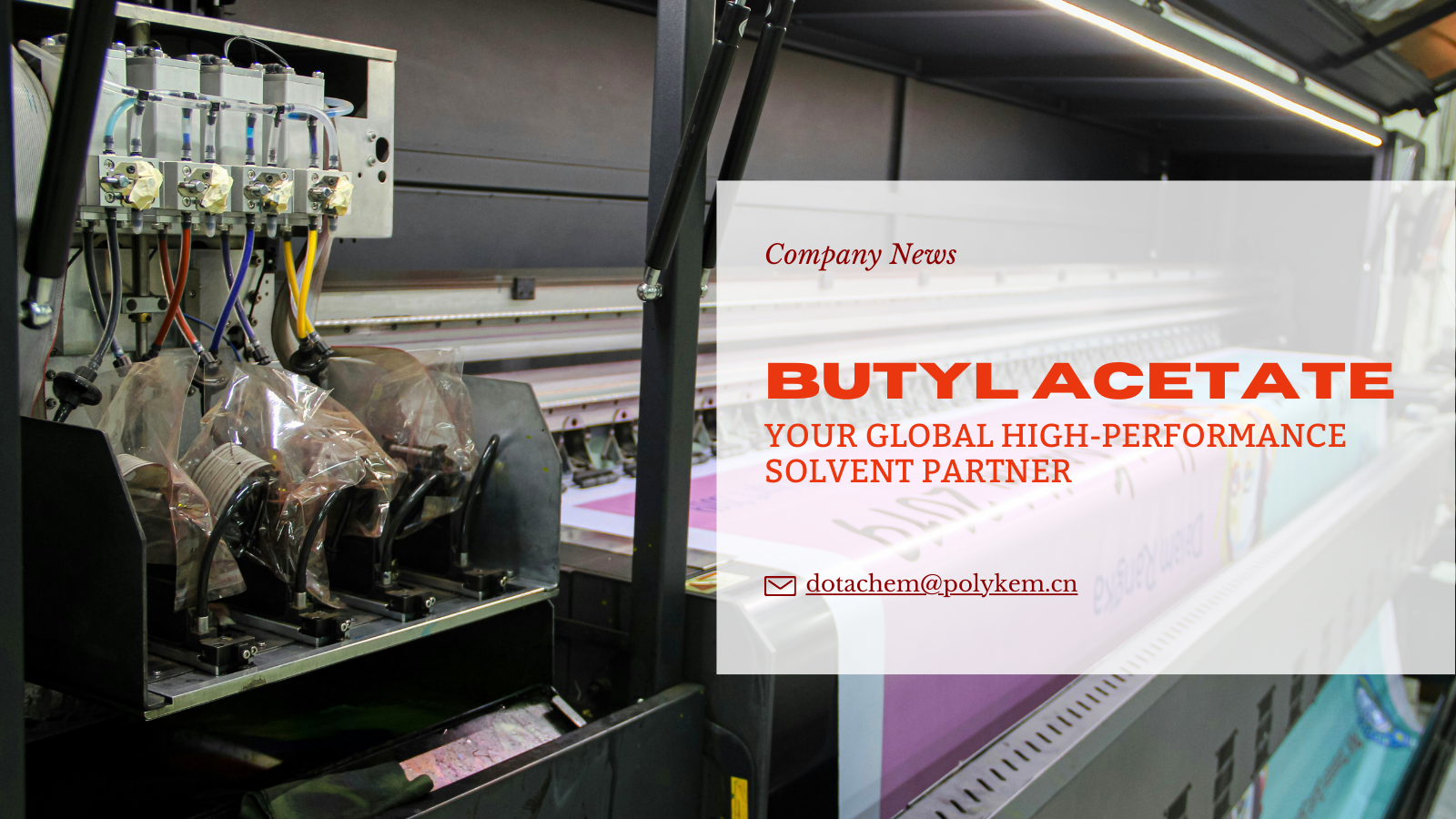 Dotachem butilo azetatoa: zure errendimendu handiko disolbatzaile bazkide globala