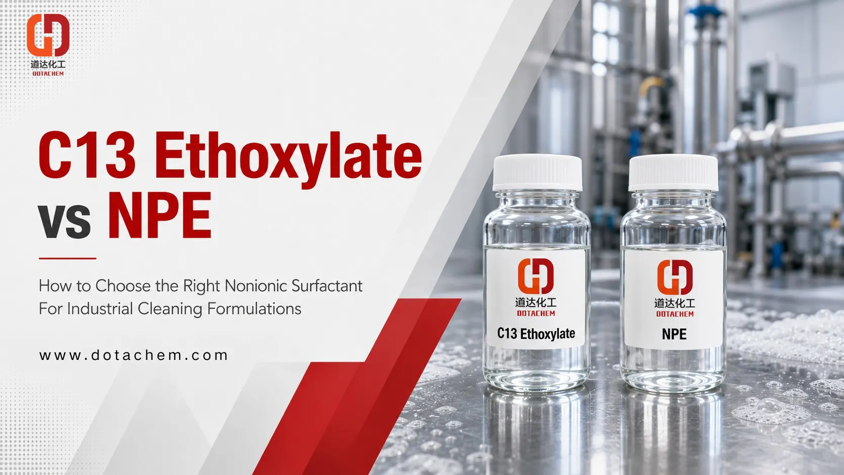 Nola aukeratu alkoholak C13 etoxilatoa eta NPE garbiketa industrialeko formulazioetan